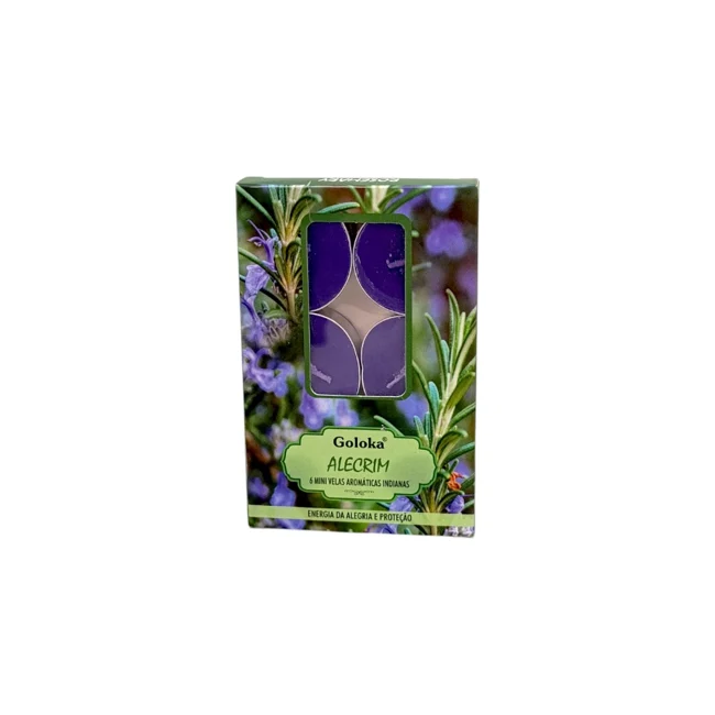 Conjunto de velas Goloka com 6 unidades